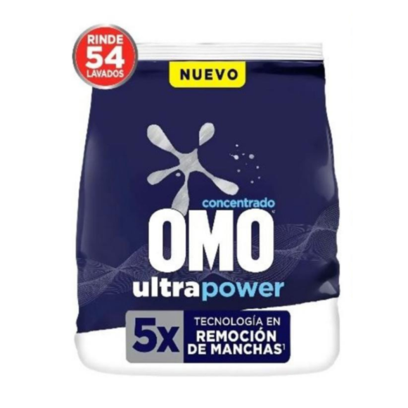 Detergente en polvo Omo 2,7 kilos