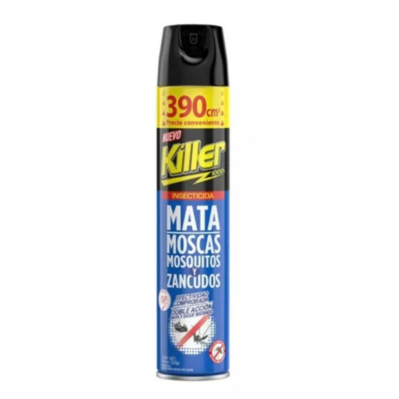 Killer mata moscas, mosquitos y zancudos 390cc