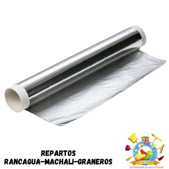 Papel aluminio 7,5 metros